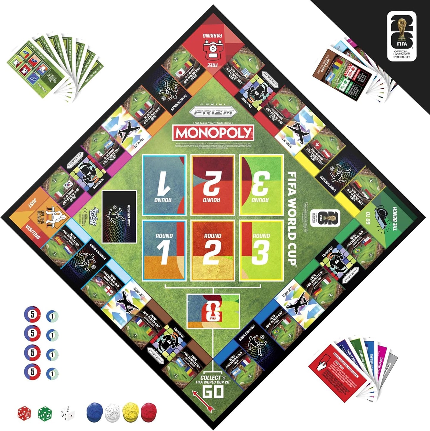 2026 Panini Prizm Soccer Monopoly Game