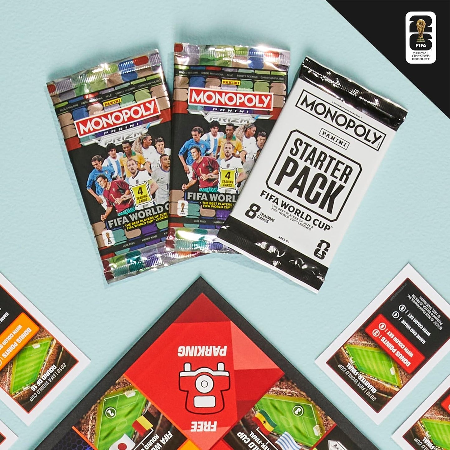 2026 Panini Prizm Soccer Monopoly Game