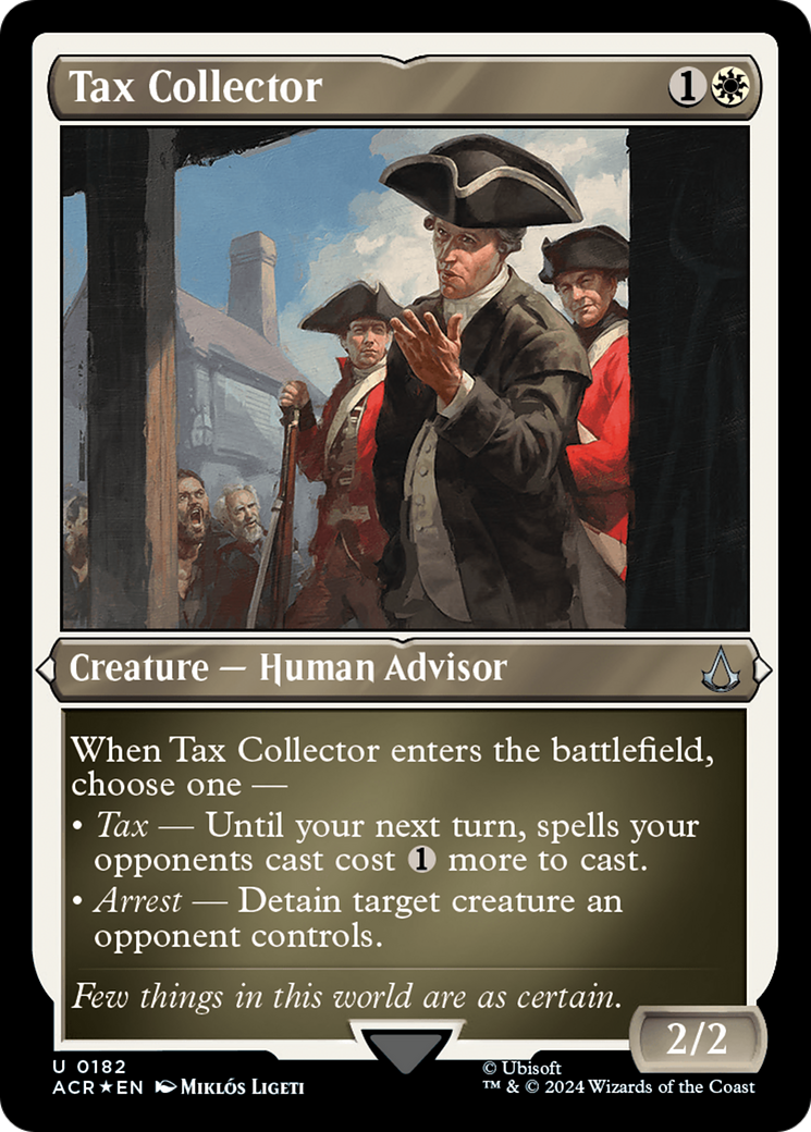 Collecteur d'impôts (ACR-182) - [Assassin's Creed] Feuille gravée 