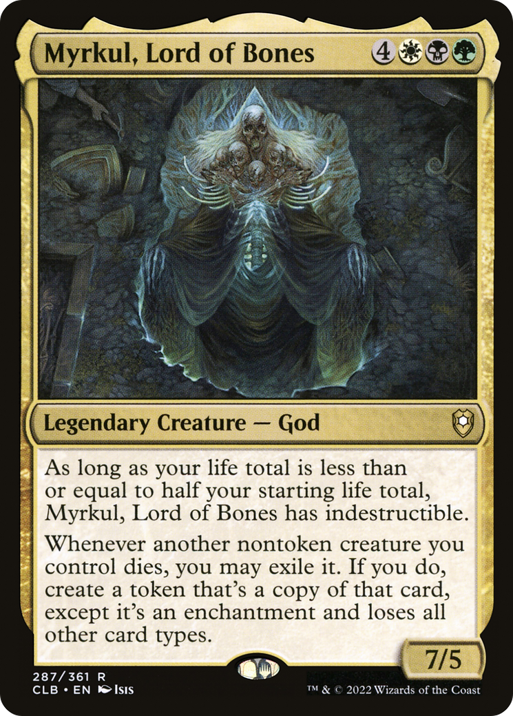 Myrkul, Lord of Bones (CLB-287) - [Commander Legends: Battle for Baldur's Gate]