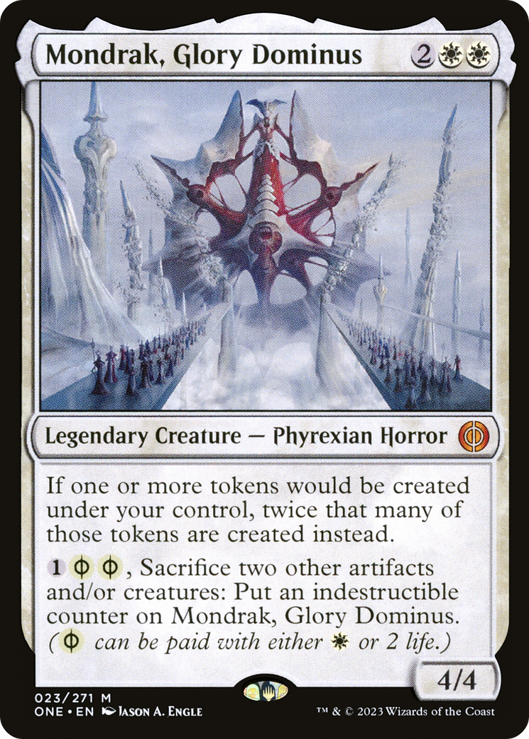 Mondrak, Glory Dominus (ONE-023) - [Phyrexia: All Will Be One] Foil
