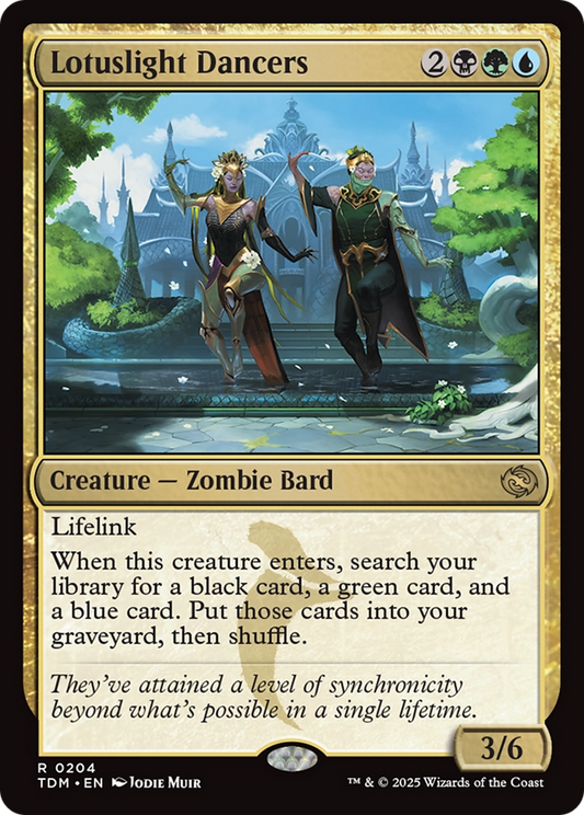 Lotuslight Dancers (TDM-204) - [Tarkir: Dragonstorm] Foil