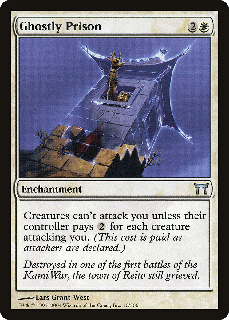 Ghostly Prison (CHK-010) - [Champions of Kamigawa] Foil