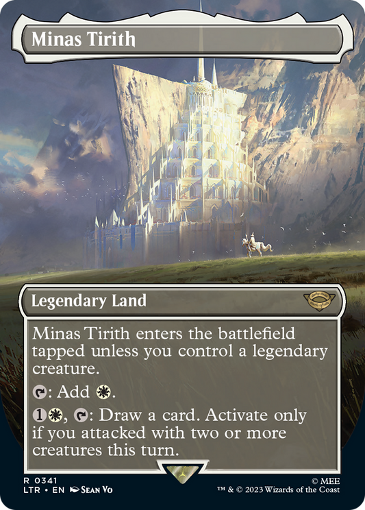 Minas Tirith (LTR-341) - [The Lord of the Rings: Tales of Middle-earth] (Borderless) Foil