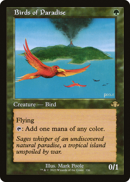 Birds of Paradise (DMR-336) - [Dominaria Remastered] Foil