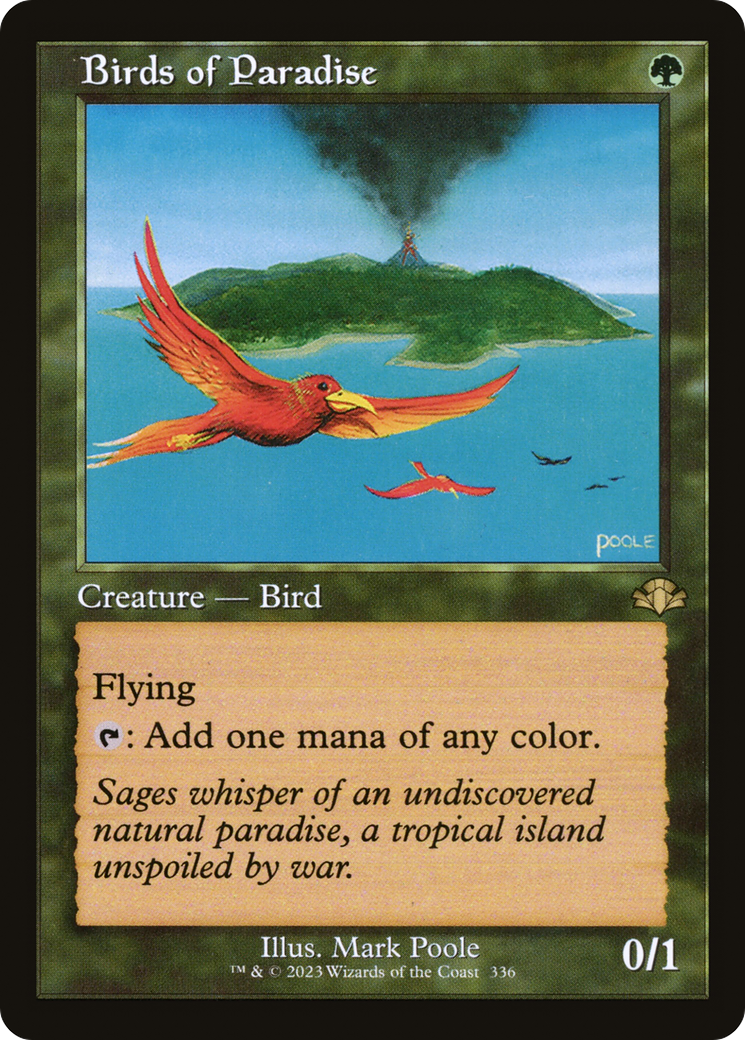 Birds of Paradise (DMR-336) - [Dominaria Remastered]