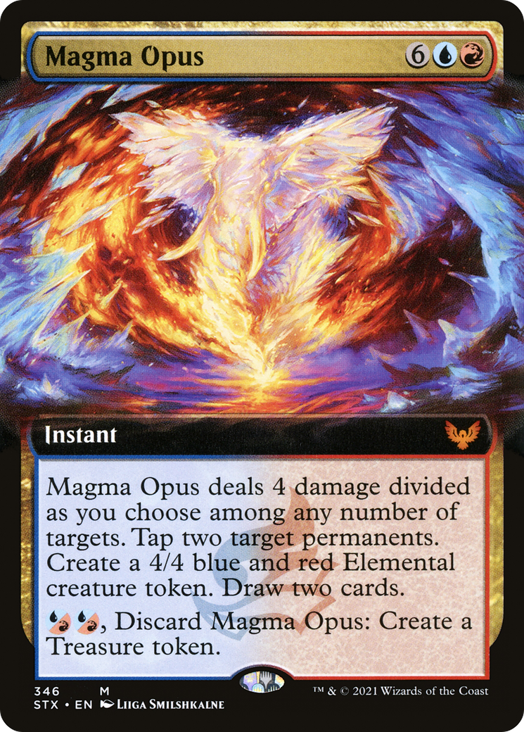Magma Opus (Extended Art) (STX-346) - [Strixhaven: School of Mages]: (Extended Art)