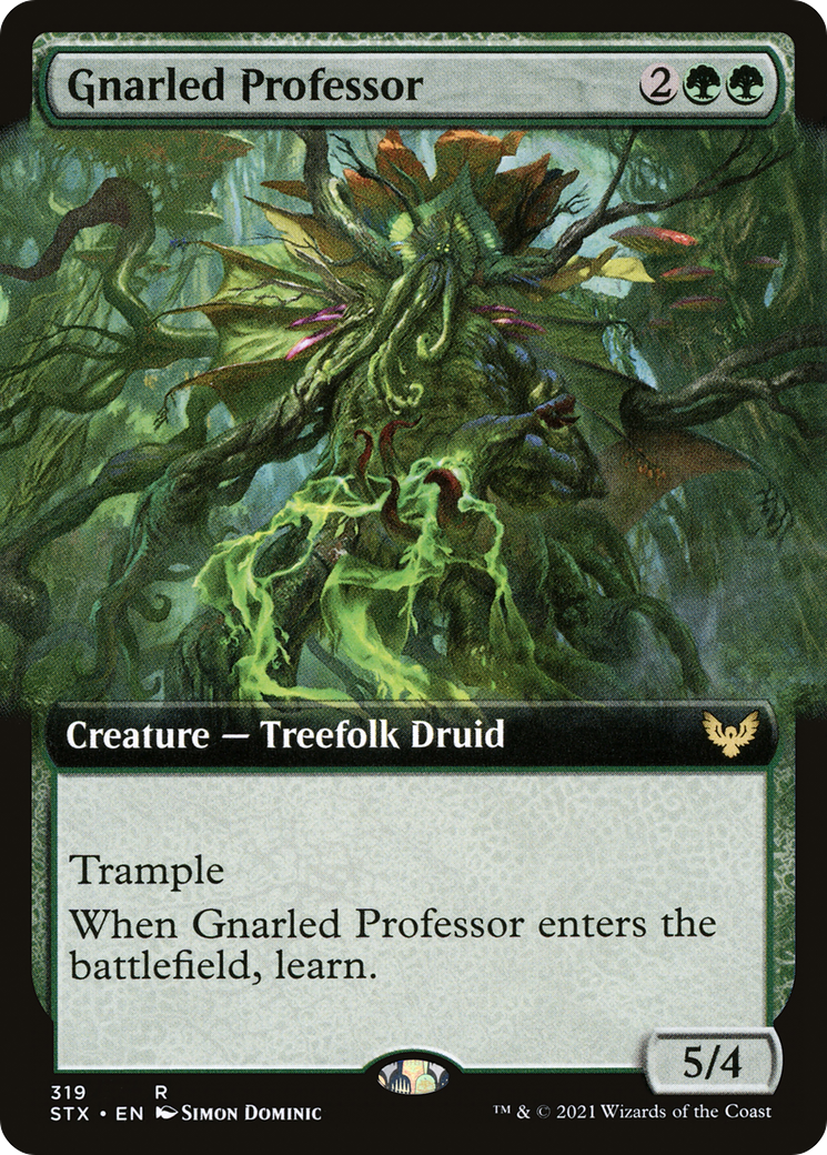 Gnarled Professor (STX-319) - [Strixhaven: School of Mages]: (Extended Art)