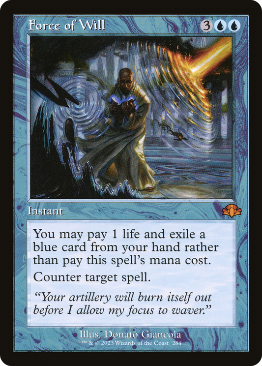 Force of Will (DMR-284) - [Dominaria Remastered] Foil