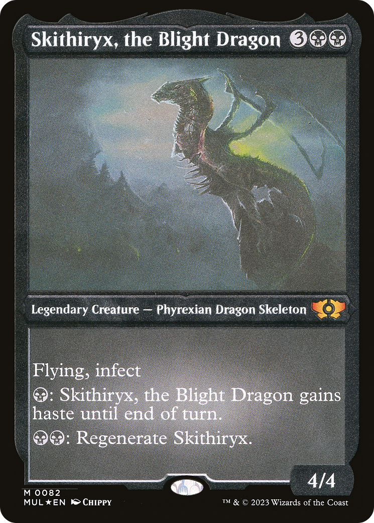 Skithiryx, the Blight Dragon (MUL-082) - [Multiverse Legends] Foil