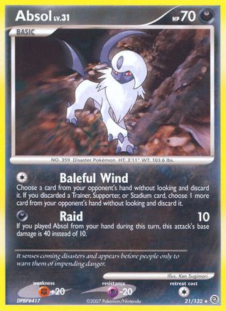 Absol (21/132) [Diamant et Perle : Merveilles secrètes] 