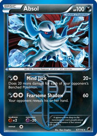 Absol (67/116) [Noir et blanc : Gel du plasma] 