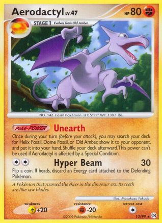 Aérodactyle (13/99) [Platine : Arceus] 