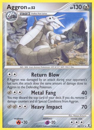 Aggron (14/111) [Platine : Rivals montants] 