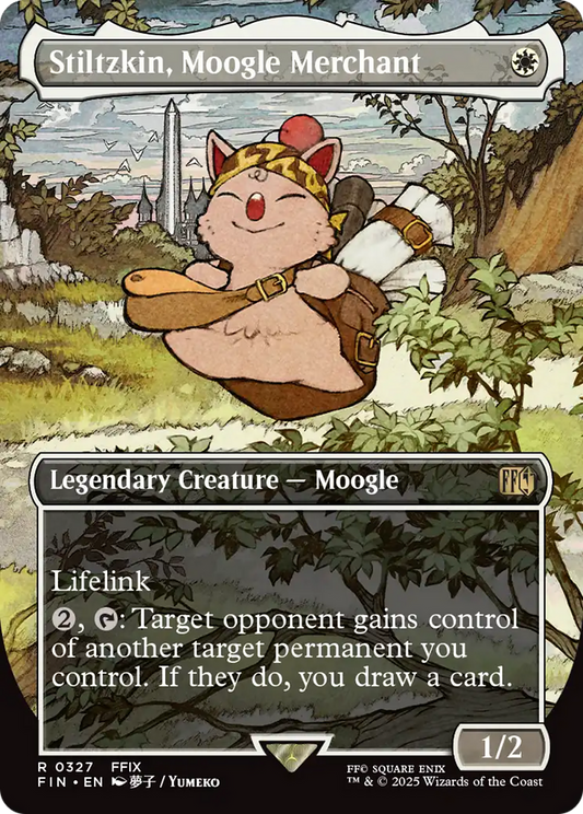Stiltzkin, Moogle Merchant (Borderless) (FIN-327) - [FINAL FANTASY] (Borderless)