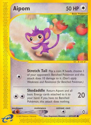 Aipom (67/147) [Aquapole] 