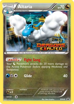 Altaria (BW48) [Noir et blanc : promotions Black Star] 