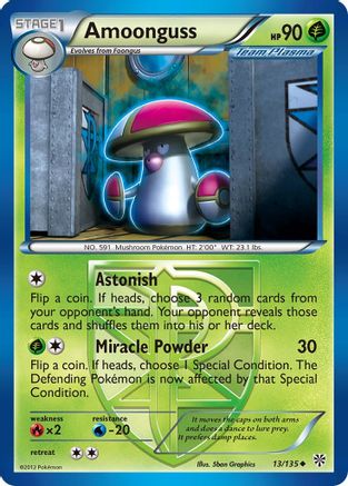 Amoonguss (13/135) [Noir et Blanc : Tempête Plasma] 