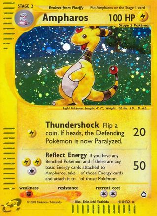 Ampharos (H1/H32) [Aquapolis] 