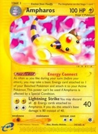 Ampharos (34/165) [Expédition : Ensemble de base] 