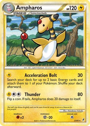 Ampharos (23/95) [HeartGold &amp; SoulSilver : Call of Legends] 