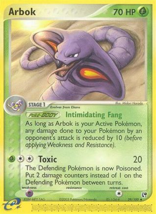 Arbok 29/100 - [Sandstorm] Reverse Holofoil