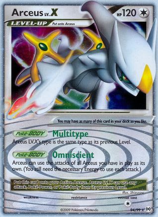 Arceus LV.X (94/99) [Platine : Arceus] 