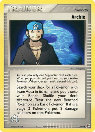 Archie (71/95) [EX : Team Magma contre Team Aqua] 
