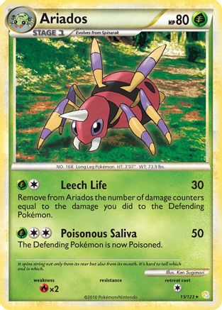 Ariados 15/123 - [HeartGold SoulSilver]