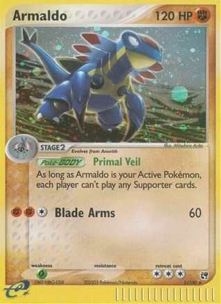 Armaldo 1/100 - [Sandstorm] Reverse Holofoil