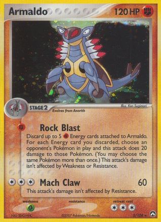 Armaldo/108 - [Power Keepers] Holofoil