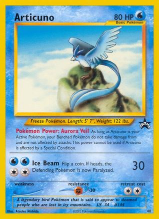 Articuno (48) [Wizards of the Coast: Black Star Promos] 