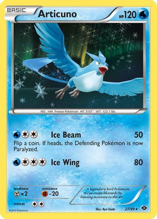 Articuno (27/99) [Noir et blanc : prochains destins] 