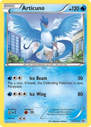 Articuno (32/113) [Noir et Blanc : Trésors Légendaires] 