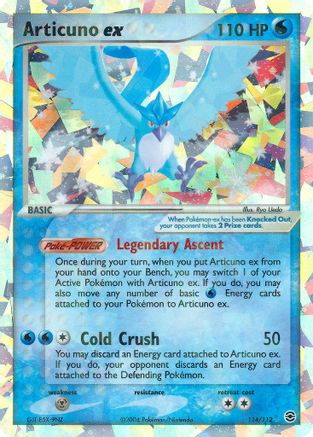 Articuno ex (114/112) [EX : Rouge Feu et Vert Feuille] 