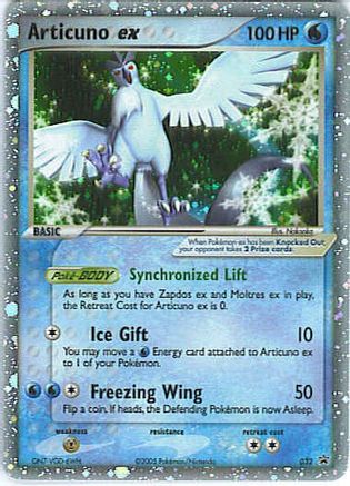 Articuno ex - 032 (EX Collector's Window Tins)/40 - [Nintendo Promos] Holofoil