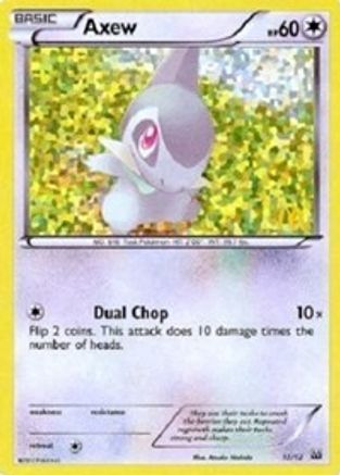 Axew - 12/12/12 - [McDonalds Promos 2012] Holofoil