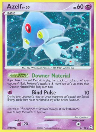 Azelf 4/123 - [Mysterious Treasures] Holofoil