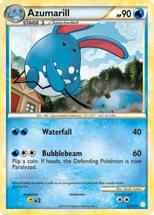 Azumarill (2/123) [HeartGold &amp; SoulSilver : ensemble de base] 