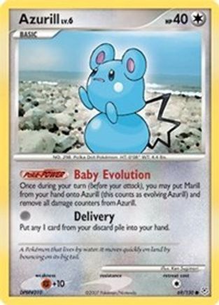 Azurill (69/130) [Diamant &amp; Perle : Ensemble de base] 