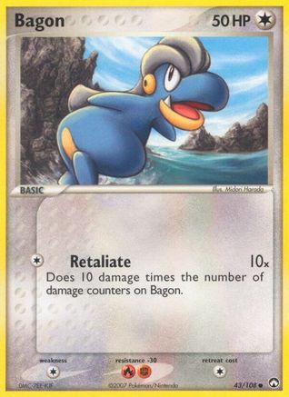Bagon 43/108 - [Power Keepers] Reverse Holofoil