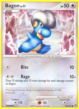 Bagon (76/132) [Diamant &amp; Perle : Merveilles Secrètes] 