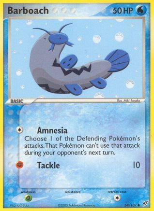 Barboach (54/107) (Estampillé) [EX : Deoxys] 