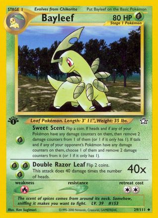 Bayleef (29) 29/111 - [Neo Genesis] 1st Edition