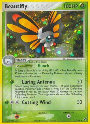 Beautifly/107 - [Deoxys] Reverse Holofoil