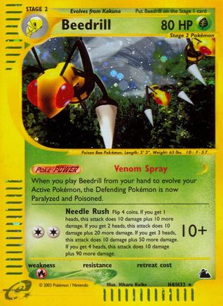 Beedrill (H4)/144 - [Skyridge] Holofoil