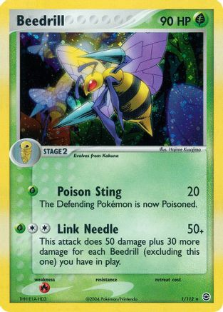 Beedrill 1/112 - [FireRed & LeafGreen] Holofoil