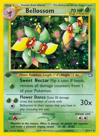 Bellossom 3/111 - [Neo Genesis] 1st Edition Holofoil