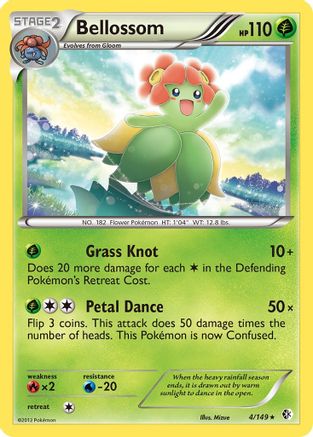 Bellossom (4/149) [Noir et blanc : frontières franchies] 