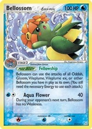 Bellossom (19/110) (Espèce Delta) (Estampillé) [EX : Fantômes Holon] 